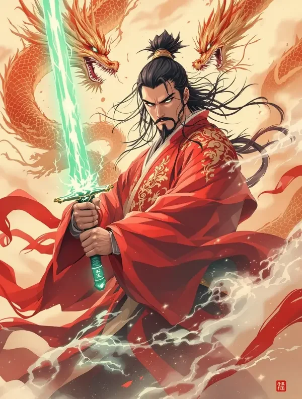 剑起东方漫画封面